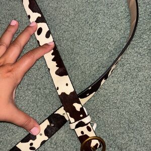 Urban Outfitters Cow Print Women's Belt